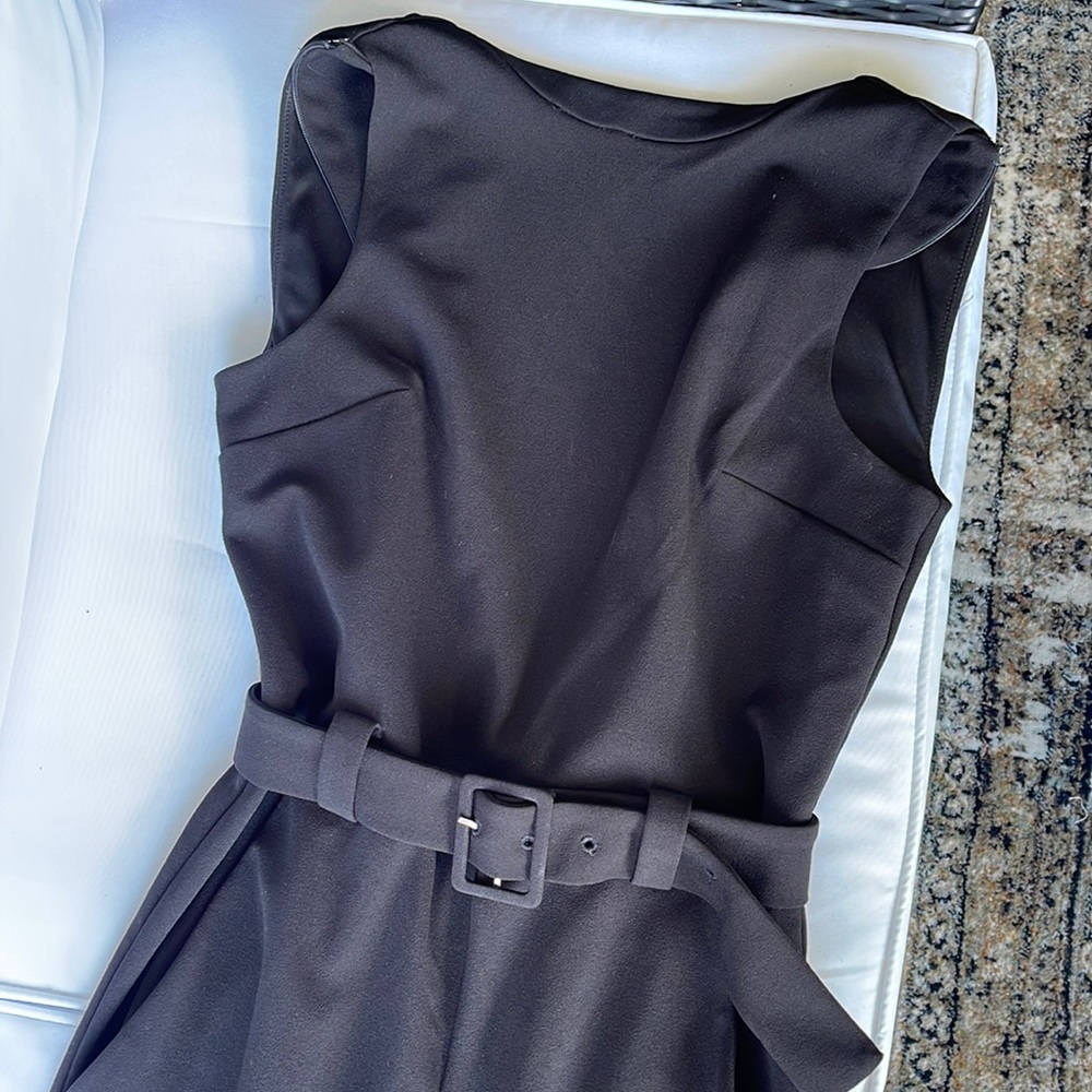 Black high neck jumpsuit